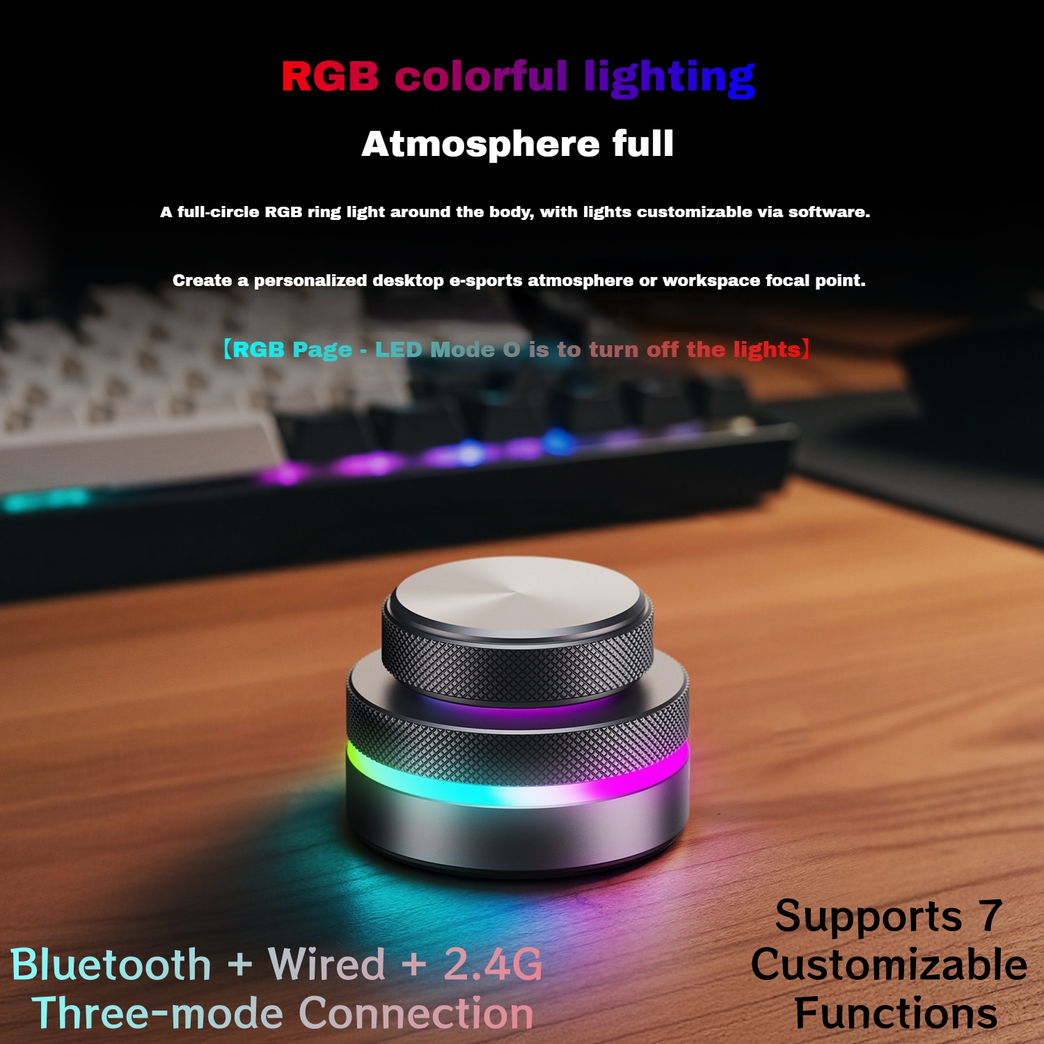 Gaming Keyboard No Rgb - RGB Dual Knob Keyboard Customizable Multimedia