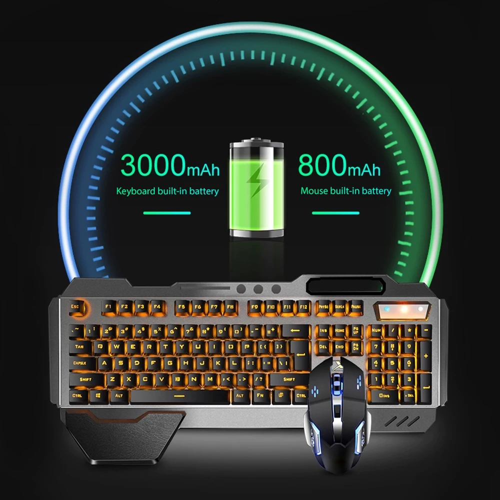 K680 Rechargeable 2.4G wireles - Gaming Keyboard Mini ulasan dan harga