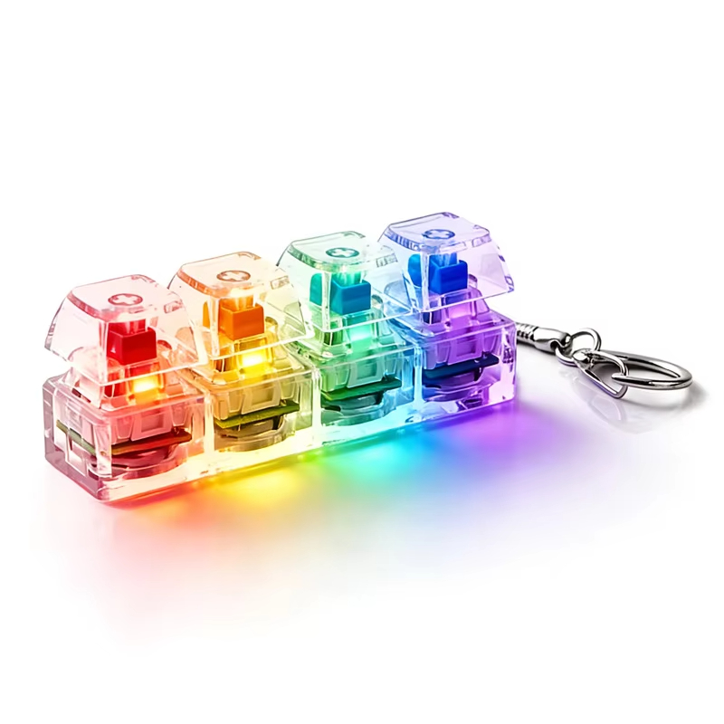 Light Up 4 Keys LED Finger Key - Gaming Keyboard Test ulasan dan harga