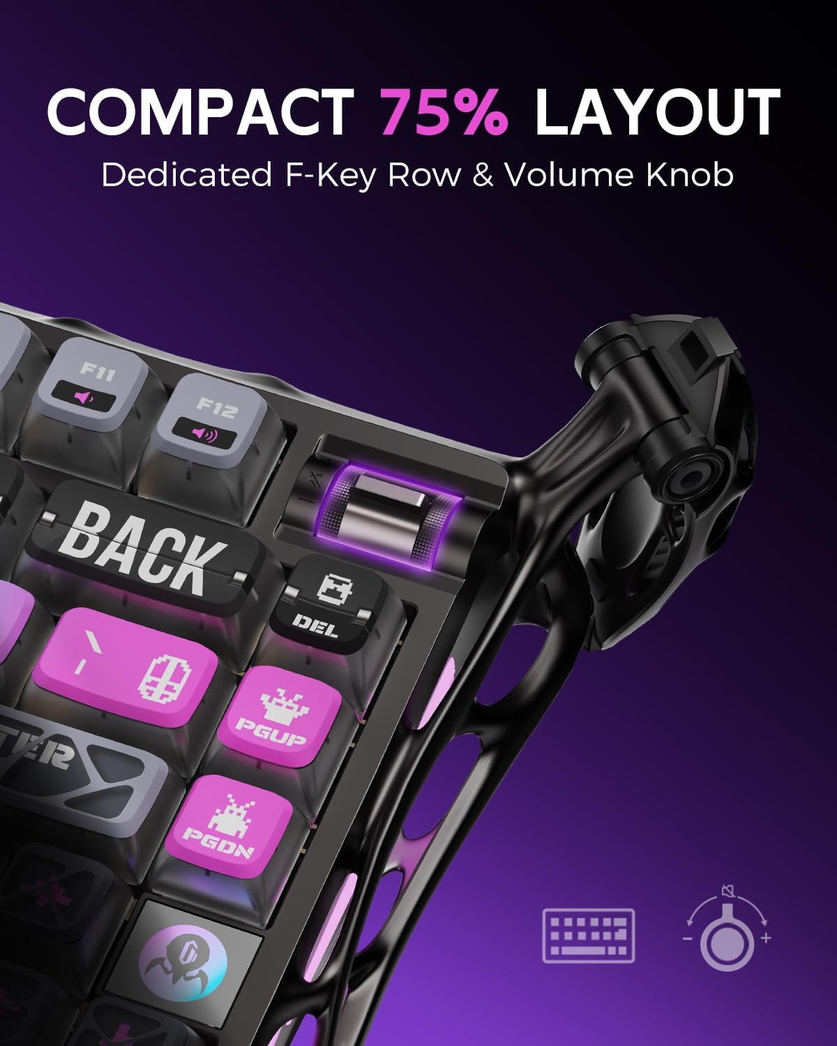 Gravity Planet K1 Pro 75% Tri- - Gaming Keyboard Hot Swappable ulasan dan harga
