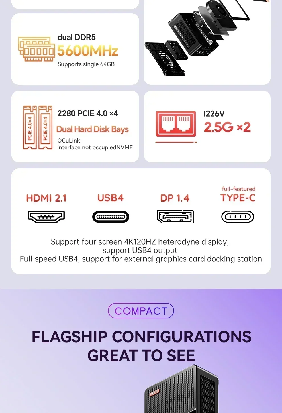 Aoostar GEM12 AMD Ryzen 7 8845 - Amd Cpu Ryzen 7 ulasan dan harga