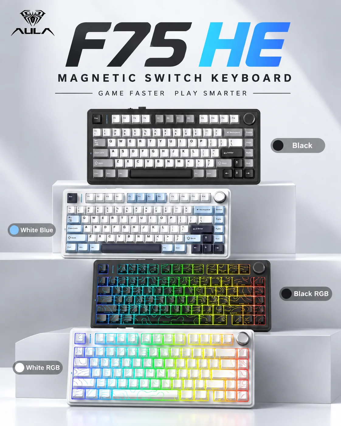 AULA F75 HE Magnetic Keyboard  - Gaming Keyboard Nearby ulasan dan harga